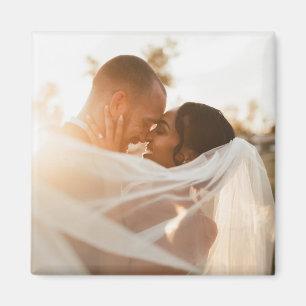 Imã Memória Fotográfica de Casamento Novamente Seman