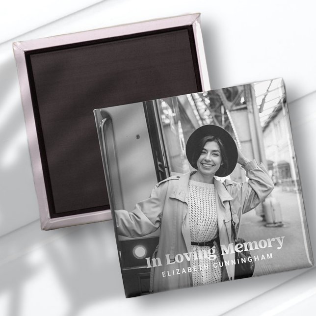 Imã Memória personalizada moderna de amor Memória Memo (Criador carregado)