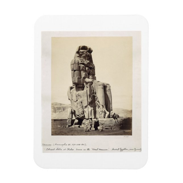 Ímã "Memória Vocal", Estátua Colossal de Amenhotep I (Vertical)