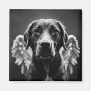 Imã Memorial Angel Dog Labrador