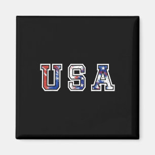 Imã Memorial Da Camiseta De Bandeiras Dos Eua Para Mul
