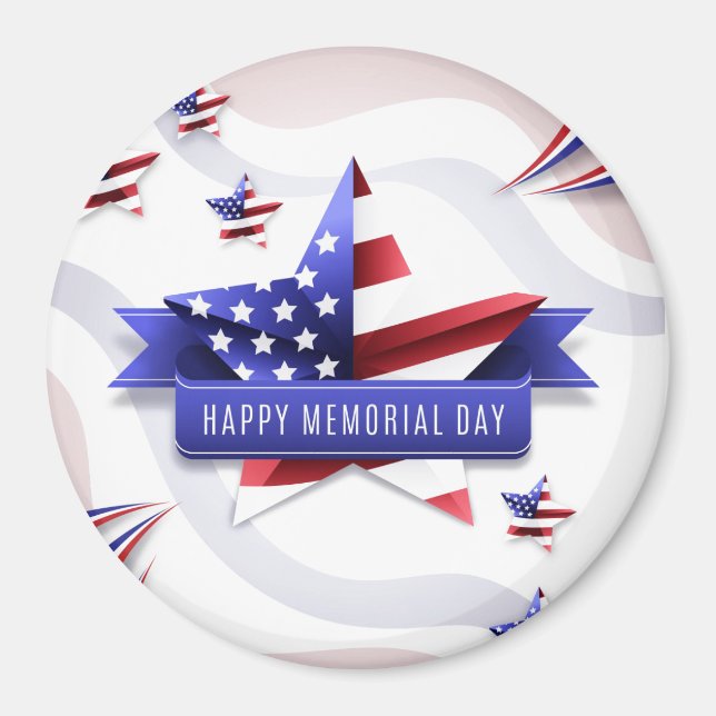 Imã Memorial Day Magnet (Frente)