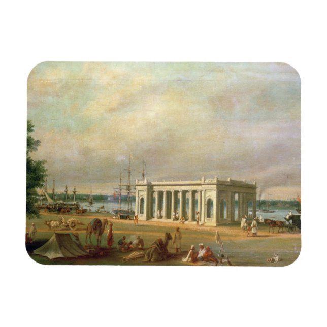 Ímã Memorial de James Prinsep, no rio Hooghli, Ca (Horizontal)