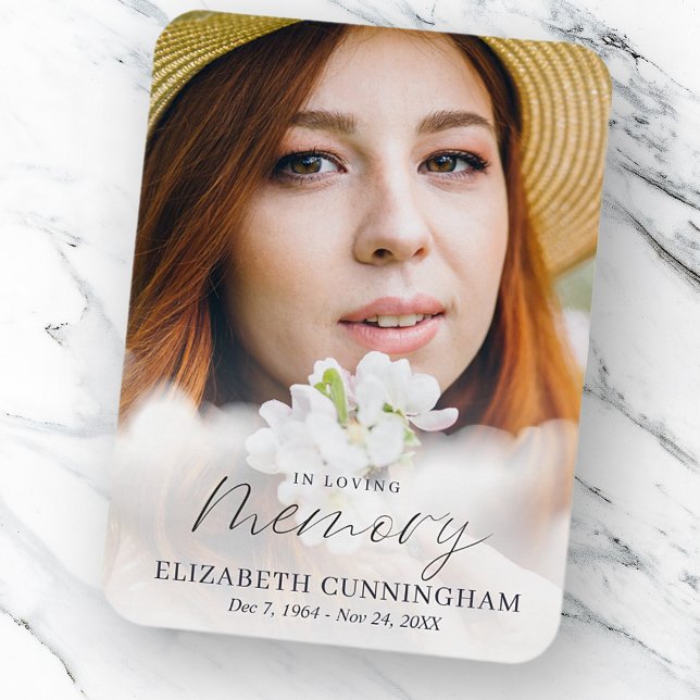 Ímã Memorial Em Adoro Foto Moderna Nuvens De Memória (Criador carregado)