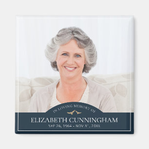 Imã Memorial Funeral Classic Birds Foto Keepsasakr