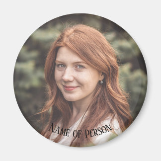 Imã Memorial In Loving Memory Classic Elegant Photo Mã