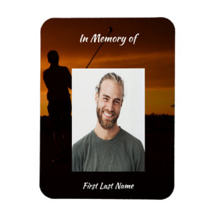 Ímã Memorial Keepsaame Golfer Golfe