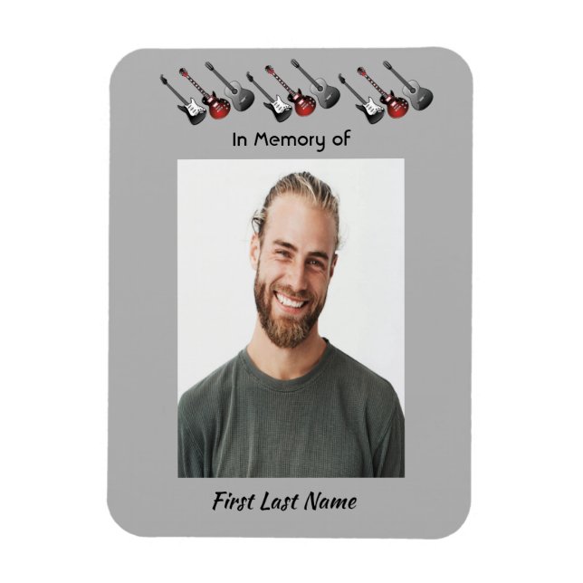 Ímã Memorial Keepsaau Musical Guitar Music (Vertical)