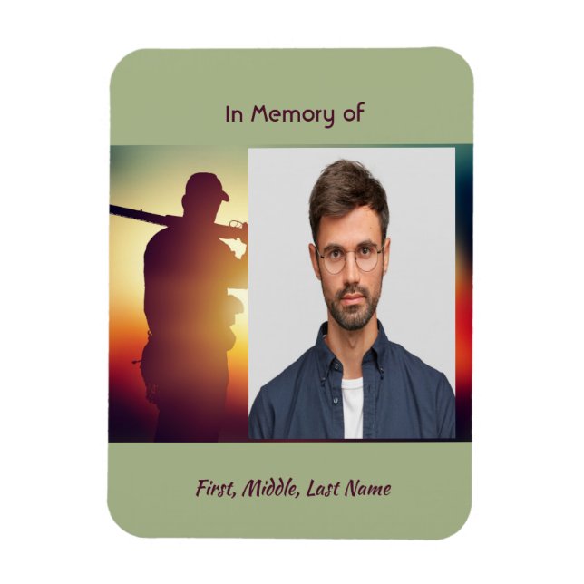 Ímã Memorial Keepsake Hunter Stag Deer (Vertical)