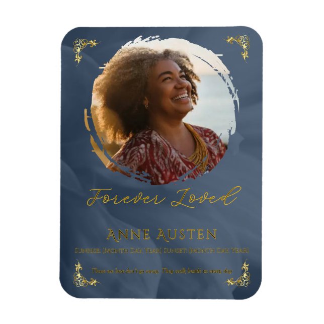 Ímã Memorial Magnet – Personalized Tribute Keepsake (Vertical)