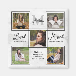 Imã Memorial Modern Memorial Colagem Exclusiva de Foto