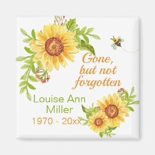 Imã Memorial Saiu, Mas Não Esqueceu Floral Sunflower