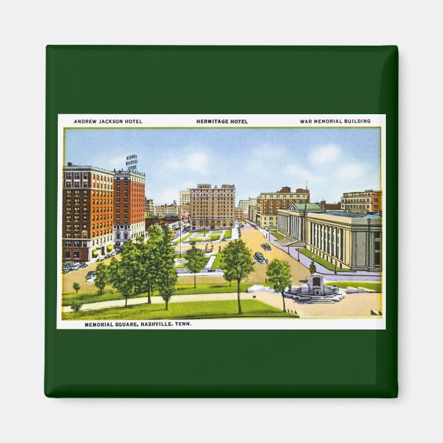 Imã Memorial Square, Nashville, Tennessee (Frente)