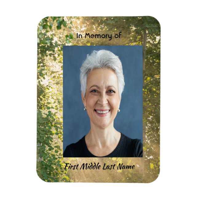 Ímã Memorial Sunshine Golden Forest (Vertical)