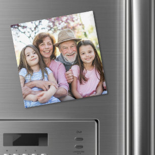 Imã Memórias da Família Foto Personalizada dos Avós