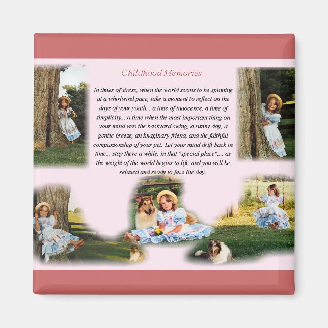 Imã Memórias da infância Inspiração (Frente)