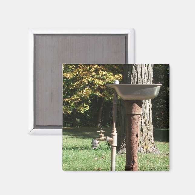 Imã Memórias de acampamento ao ar livre (Front/Back)