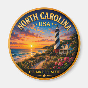 Imã Memórias de Férias na Praia da Carolina do Norte �