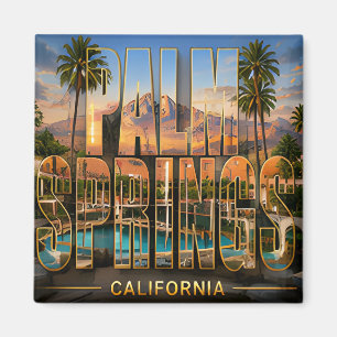 Imã Memórias de Viagem ao Deserto de Palm Springs Cali