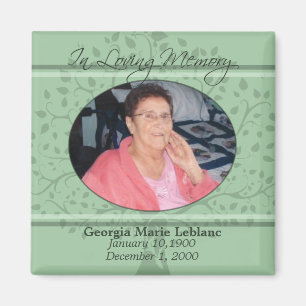 Imã Memórias de você Memorial / Cartão Personalizado d