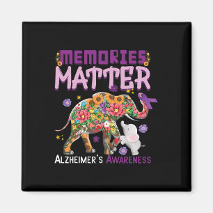 Imã Memórias Importam Elefante Alzheimer Alzheimer Alz