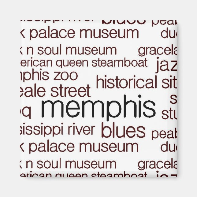 Imã Memphis em Brown (Frente)