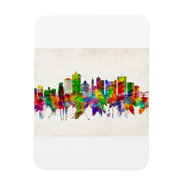 Ímã Memphis Tennessee Skyline (Vertical)
