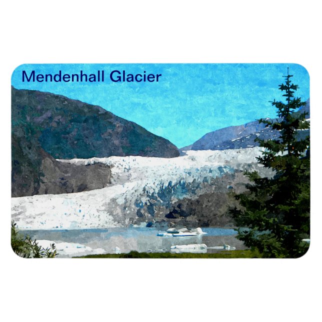 Ímã Mendenhall Glacier (Horizontal)