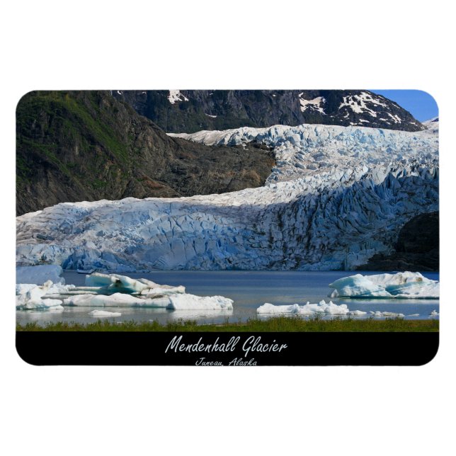 Ímã Mendenhall Glacier / Juneau Alaska (Horizontal)