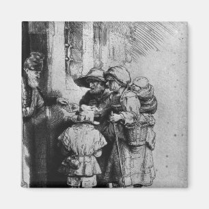 Imã Mendigos na entrada de uma casa, 1648
