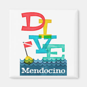 Imã Mendocino Dive - Colorful Scuba