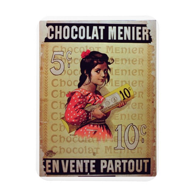 Ímã 'Menier Chocolat', à venda em qualquer lugar (luz  (Vertical)