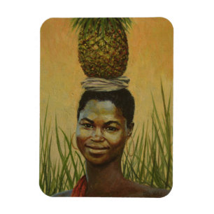 Ímã Menina 2004 do abacaxi