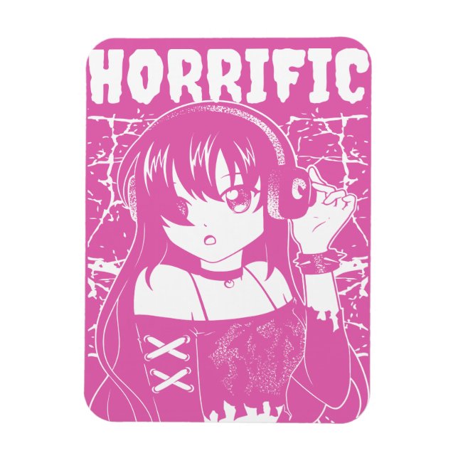 Ímã Menina anime fofa  (Vertical)