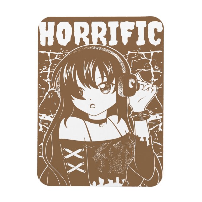 Ímã Menina anime fofa  (Vertical)
