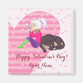 Imã Menina apaixonada