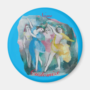 Imã Menina Ballerina Dancers Thunder_Cove