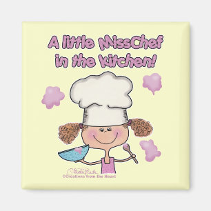 Imã Menina Chef