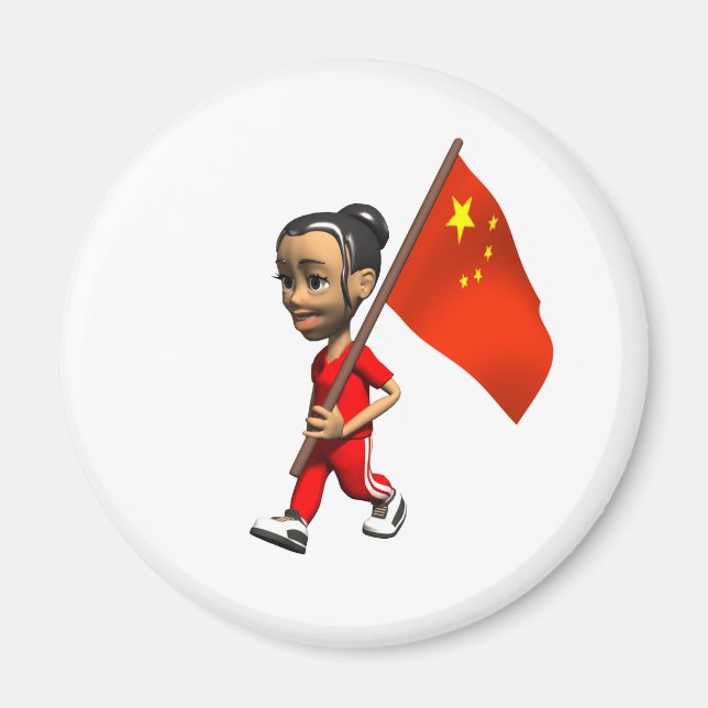 Imã Menina chinesa (Frente)