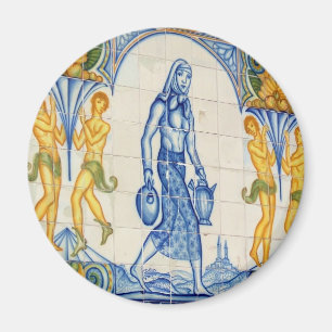 Imã Menina com jarros