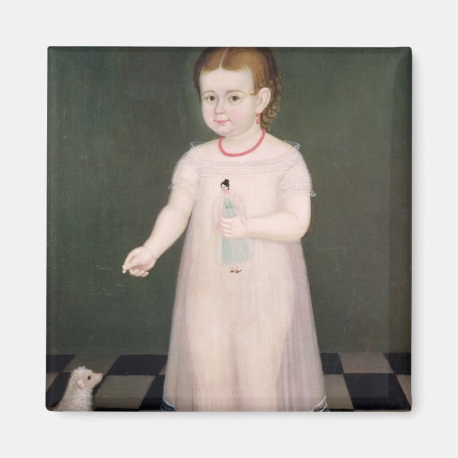Imã Menina com uma boneca, 1838 (Frente)