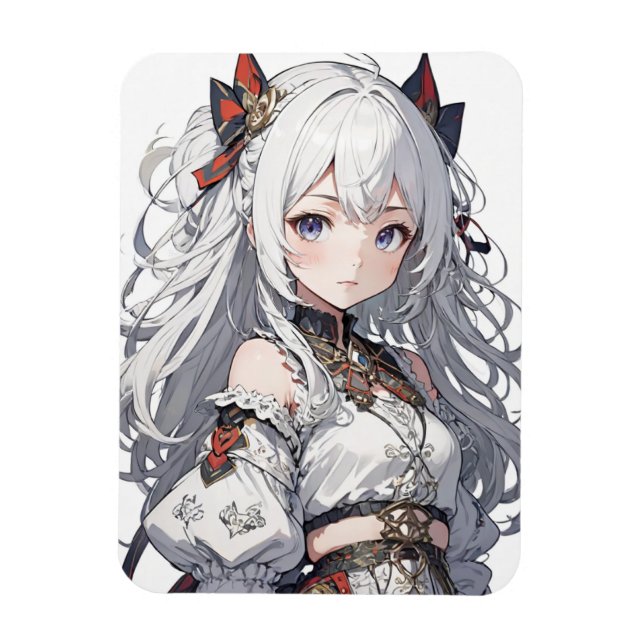 Ímã Menina de anime (Vertical)