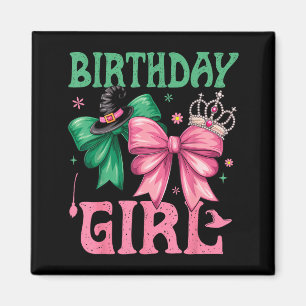Imã Menina de Aniversário Nk e Bruxa de Aniversário Ve