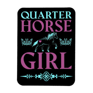 Ímã Menina de Cavalo do Quarto Bonito