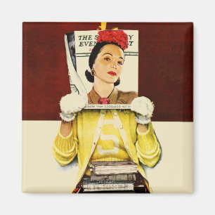 Imã Menina de cobrir