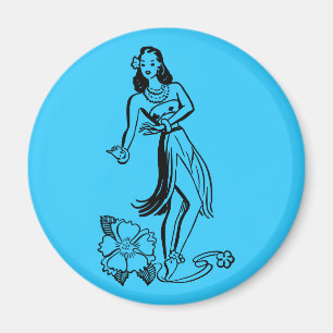 Imã Menina de Hula