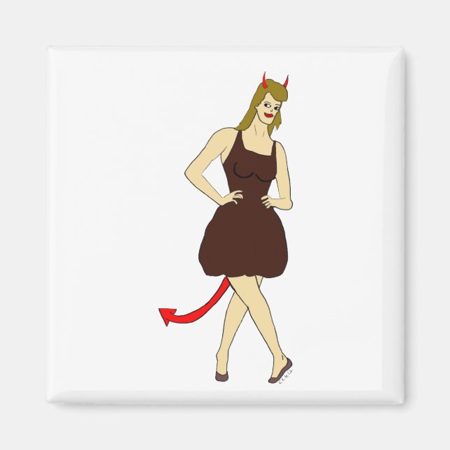 Imã menina diabólica (Frente)