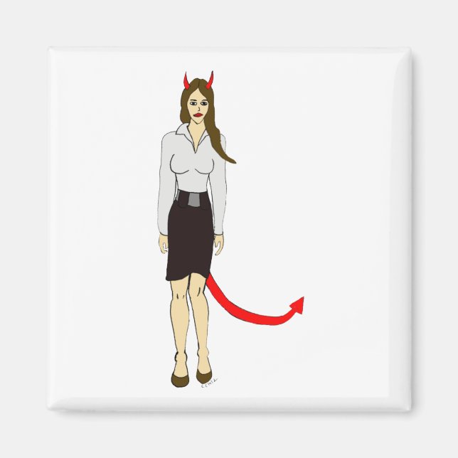 Imã menina diabólica (Frente)