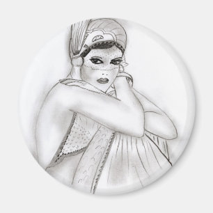 Imã Menina do Flapper