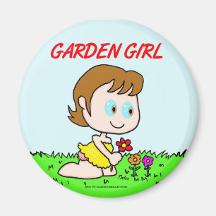 Imã Menina do jardim
